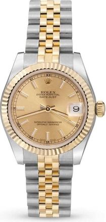 Rolex Pre-owned Rolex Datejust Automatic Chronometer Champagne Dial Ladies Watch 178273 CSJ