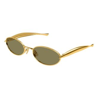 Bottega Veneta Gold/Green Sunglasses Bv1386S