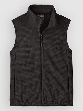Patagonia Textured Fleece Weste schwarz