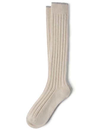 Brunello Cucinelli Kasjmier sokken - Beige