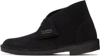 Clarks (WMNS) Clarks Desert Boots Suede Black 26155524