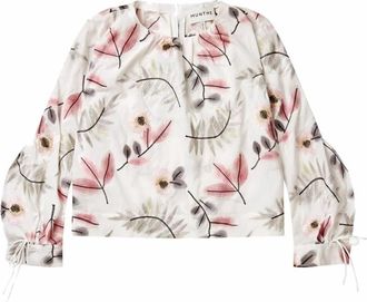 Munthe Blouse met print - Dames - Blouses - Veelkleurig - 2XL - Denim - Overhemden