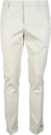 Dondup Gaubert Slim-fit Broeken - Heren - Slim Fit Broeken - Beige - W30 - Katoen - Broeken