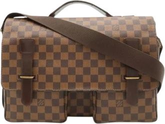 Louis Vuitton Pre-owned Vintage Damier Canvas Handbag - unisex - Vintage Schoudertas - Bruin - ONE Size - Vintage