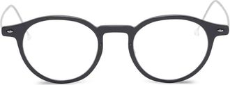 Lindberg N.O.W. bril met rond montuur - Zwart