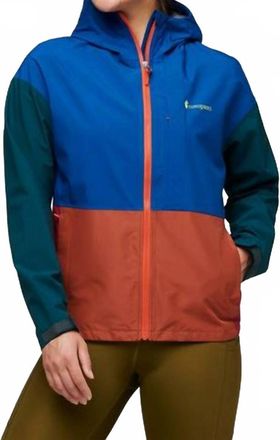 Cotopaxi Cielo Rain Jacket In Pacific & Deep Ocean