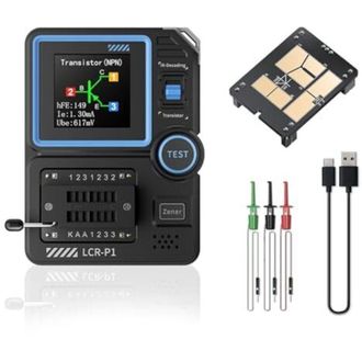 OEM Probador De Transistores Lcr P1, Lcr-p1, Pantalla Gr&aacute;fica De 1,44 Pulgadas, Probador De Condensadores Esr, Soporte De Componentes Reemplazable, Adecua