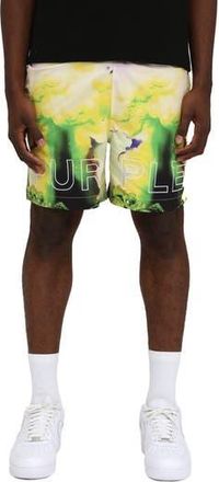 Purple Wordmark Water Repellent All Around Performance Shorts in Multi at Nordstrom Rack, Size X-Large