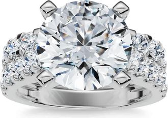 Pompeii3 Certified 3.75Ct Diamond Engagement Matching Wedding Ring Set 14k Gold Lab Grown