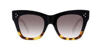 Celine CL4004IN Celine 3 Dots 05K Womens Sunglasses Black Size 50