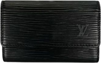 Louis Vuitton Pre-owned Epi Keycase - Dames - Vintage Accessoires - Zwart - ONE Size - Leer - Vintage