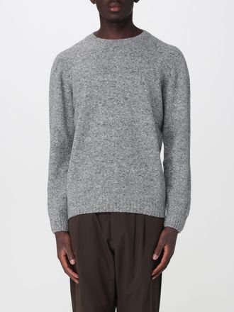 Drumohr Maglia girocollo a maniche lunghe in misto lana vergine e cashmere