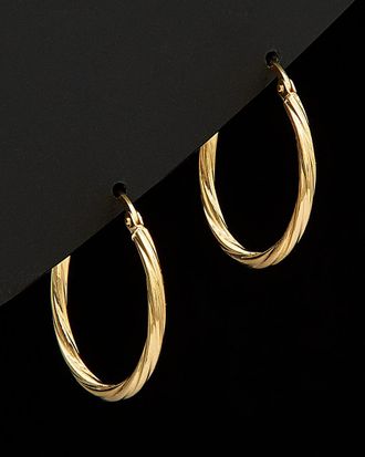 Italian Gold, Inc 18K Italian Gold Twisted Hoops
