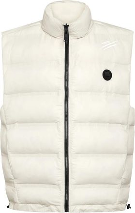 Plein Sport Lichtgewicht Gewatteerd Vest Scratch - Heren - Bodywarmers - Grijs - 2XL - Leer - Fitness
