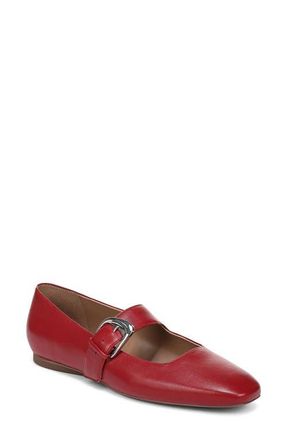 Naturalizer Cosmic Mary Jane Flat in Hearts Flame Red at Nordstrom, Size 10.5