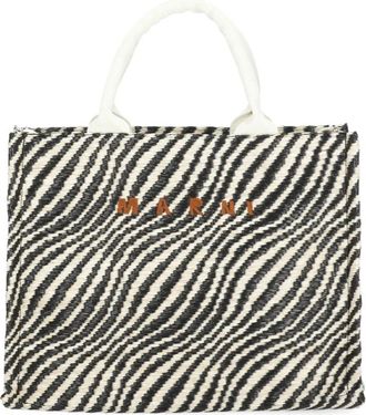 Marni Tote Bags, female, Black, Size: ONE SIZE Small Tote Bag