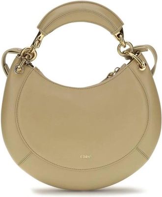 Chlo&eacute; Marcie Small Double Carry Bag - Dames - Handtassen - Beige - ONE Size - Tassen