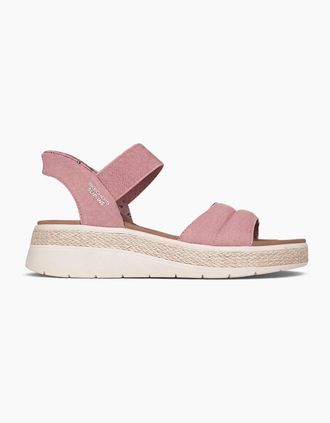 Skechers Womens Skechers BOBS SUN RAY Womens Ankle Strap Sandals Rose - Pink - Size: 4.5