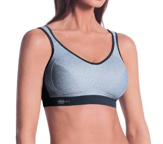 Anita Maximum Control Wire-Free Sports Bra In Heather Grey