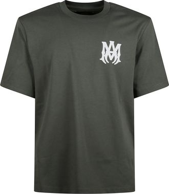 Amiri Green Cotton T-shirt