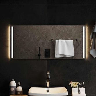 vidaXL Espejo De Ba&ntilde;o Con Led 90x40 Cm Vidaxl