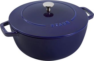 Staub Cast Iron Essential French Oven, Dutch Oven, 5-quart, serves 5-6, Made in France