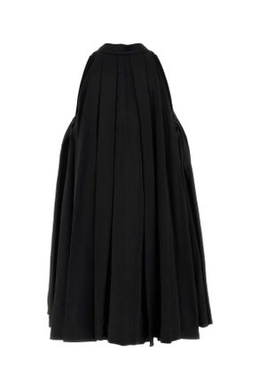 Loewe Womens Black Satin Mini Dress Abiti