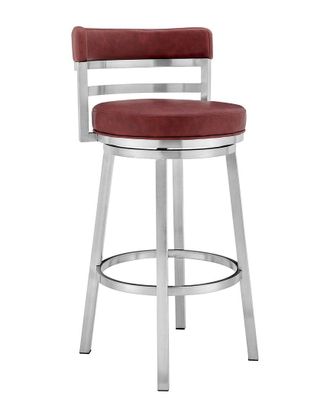 Armen Living Madrid Contemporary 26In Counter Height Barstool