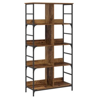 vidaXL Estante De Libros 4 Niveles 78,5 X 33 X 153 Cm Metal Pb Vidaxl