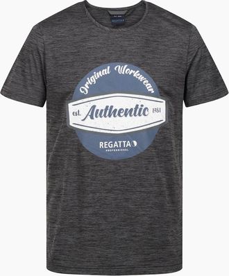 Regatta Mens Regatta Professional Mens Moisture Wicking T-Shirt - Grey - Size: 46