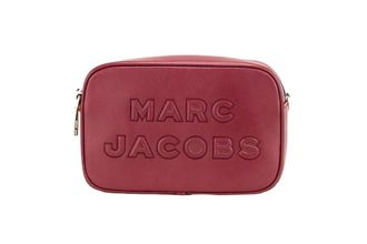 Marc Jacobs Marc Jacobs Flash Pomegranate Smooth Leather Embossed Camera Crossbody Bag Womens Purse
