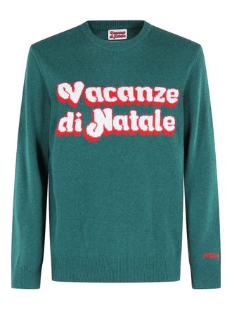 MC2 Saint Barth Heron crew-neck sweater - men - Wool/Cashmere/Viscose/Polyamide - M - Green