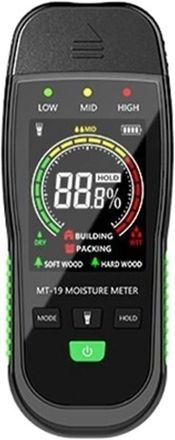 OEM Medidor De Humedad Para Madera, Pantalla A Color, Medidor De Humedad Para Madera, Comprobador De Contenido De Humedad En Paredes, Detector De Humedad 