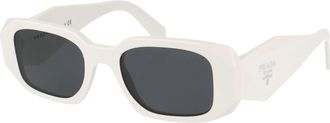 Prada Womens Sunglasses Talcum White Acetate