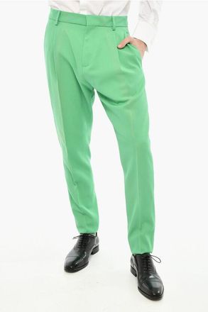 Dsquared2 Virgin Wool Single Pleated Pants size 46