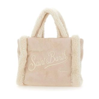 MC2 Saint Barth Handbags, female, White, ONE SIZE, Vanity Mini Shearling
