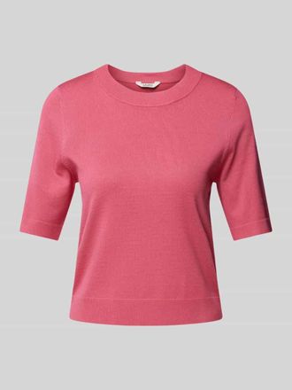 Mbym mbyM Strickshirt mit Rundhalsausschnitt Modell Carla in Rose, Gr&ouml;&szlig;e XL