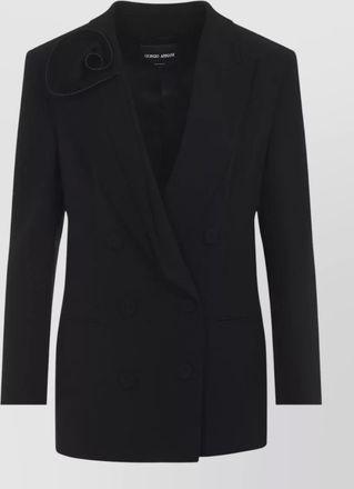 Giorgio Armani silk double-breasted blazer