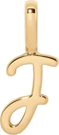 Made by Mary Script Initial Charm Gold Vermeil in Gold Vermeil Initial J at Nordstrom