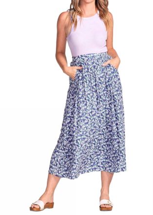 Pink Martini Womens Luna Skirt In Blue