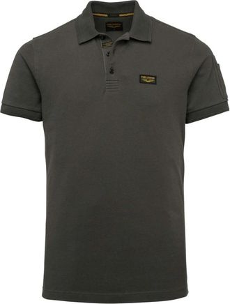 PME Legend American Classic Polo Shirt - Heren - T-shirts - Grijs - M - Katoen - Tops
