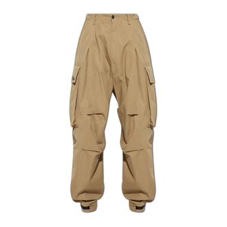 Dsquared2 Wide Trousers, male, Beige, Size: XL Cargo Pants