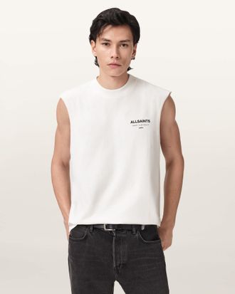 AllSaints Underground Sleeveless Crew Neck T-Shirt