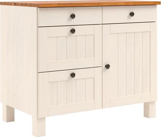 HOME AFFAIRE Unterschrank »Alby2« Mit Metallgriffen, Breite 100 cm