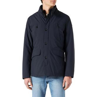 Geox Heren, Jassen, Blauw, Maat: 2XL Poliester