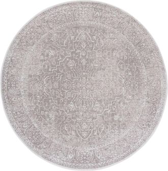 Safavieh Alfombra poli&eacute;ster beige / crema 152 x 152 cm