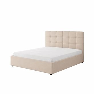 Concept Usine Cama con canap&eacute; abatible 140x190cm de terciopelo beige