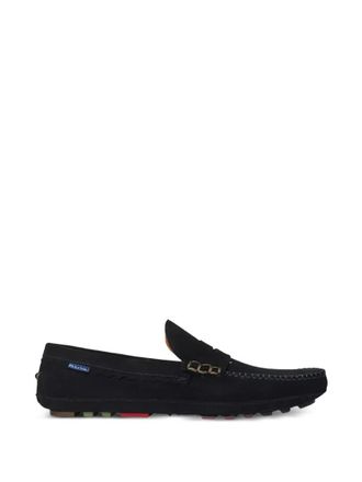 Paul Smith Navy Blue Suede Loafers