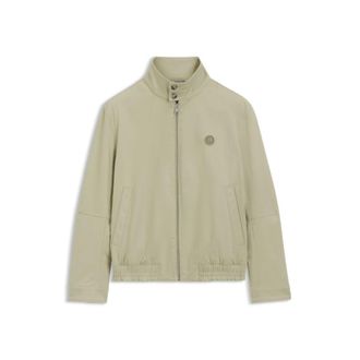 BOSS Water-repellent jacket in mercerized stretch cotton