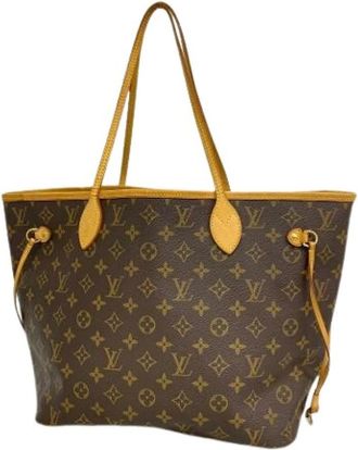 Louis Vuitton Pre-owned Neverfull MM Tote Bag - Dames - Vintage Shopper - Bruin - ONE Size - Vintage